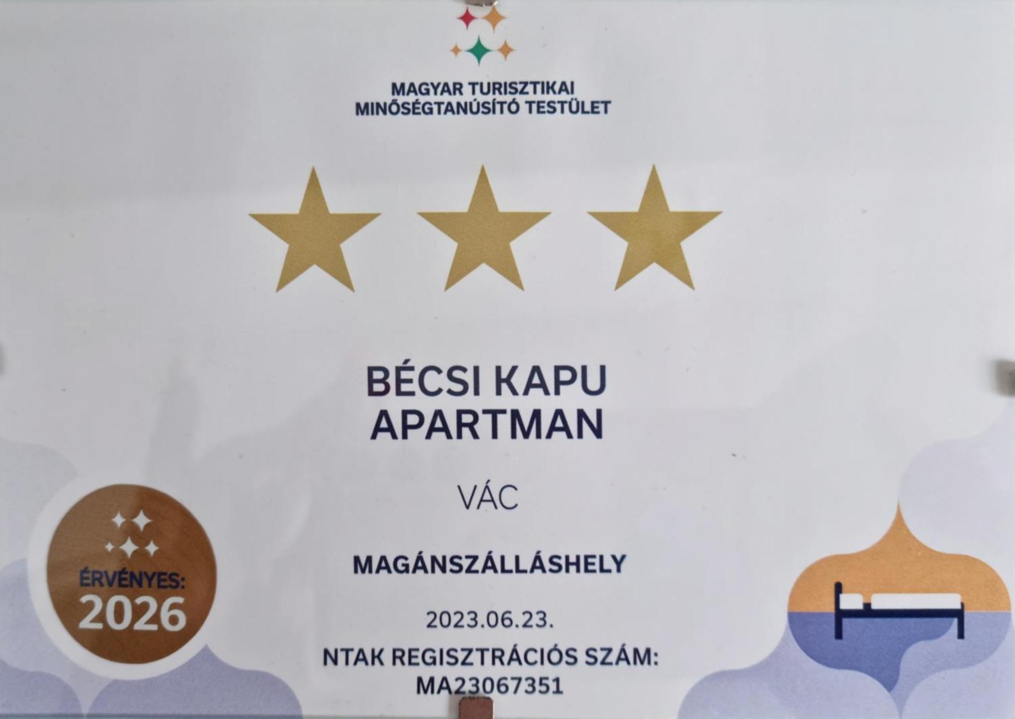 瓦茨Becsi Kapu Apartman公寓 外观 照片